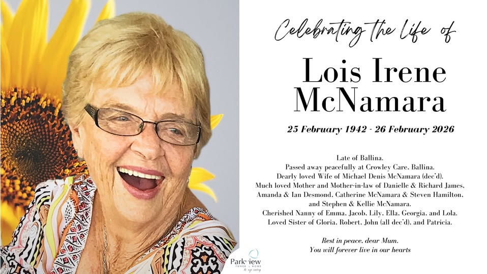 Lois Irene McNamara Obituary