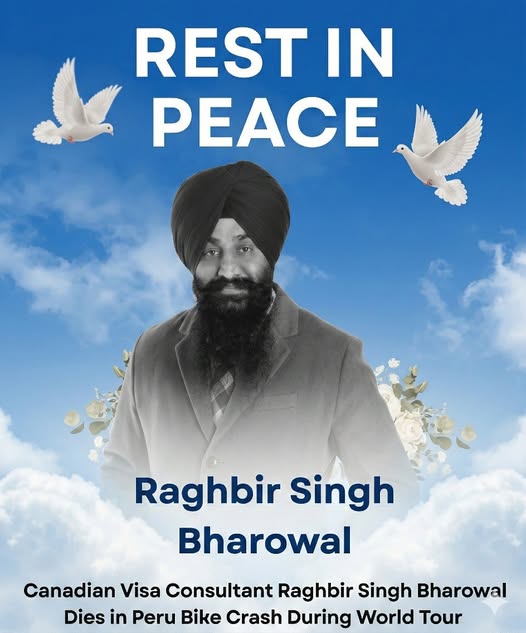 Ragbir Singh Bharowal Accident Peru, Death